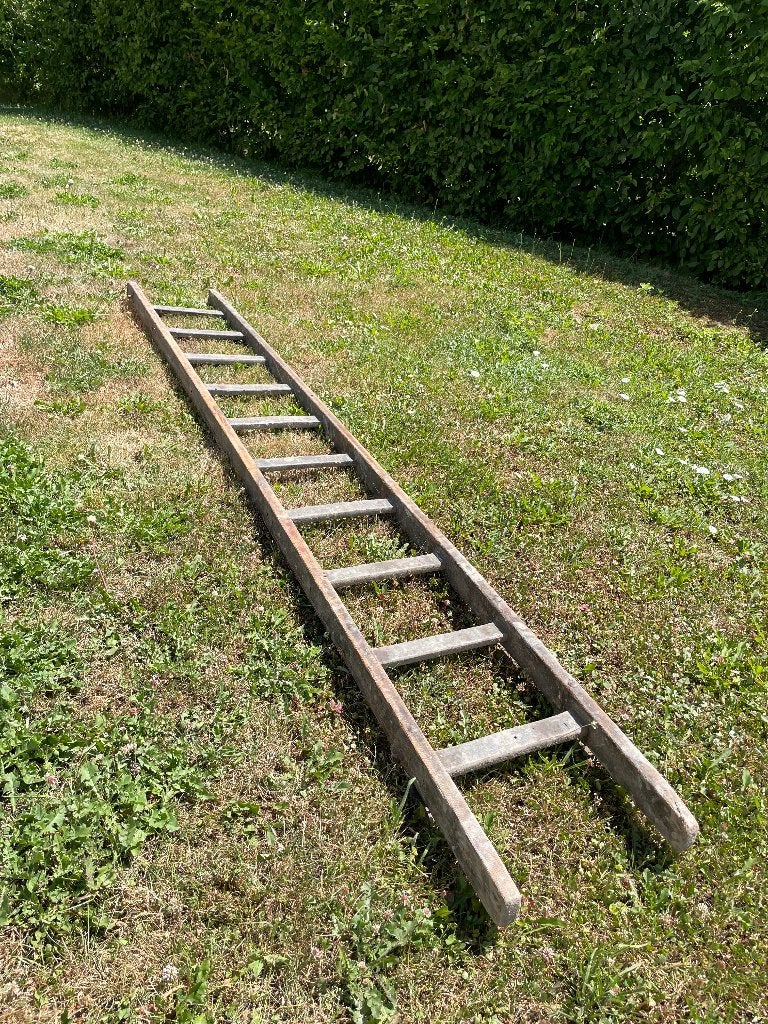 Échelle en bois, Enlèvement, Utilisé