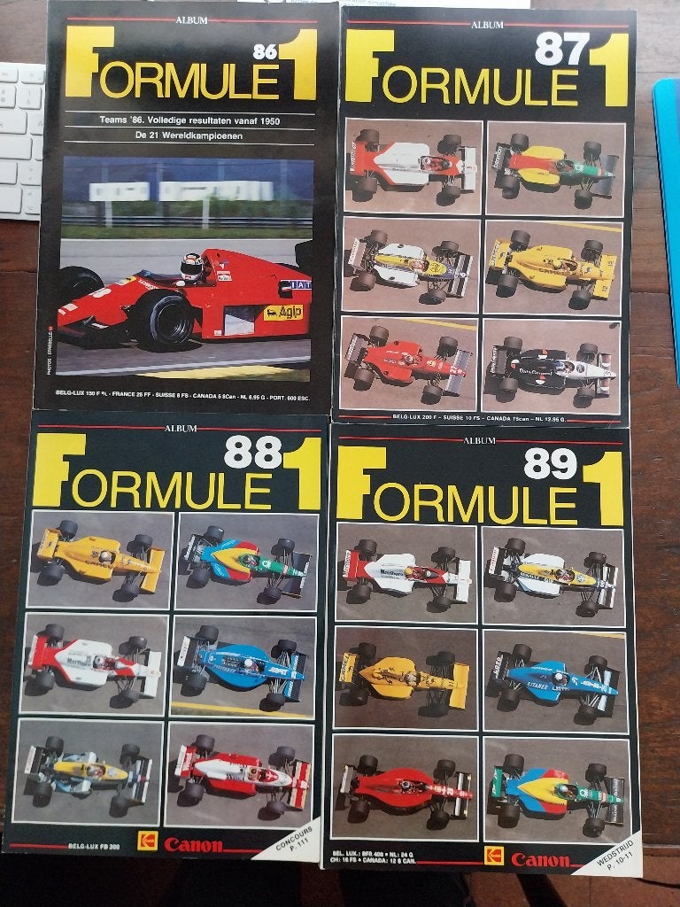Formule 1 magazine - seizoenen 86 tot 89, Boeken, Ophalen of Verzenden, Zo goed als nieuw