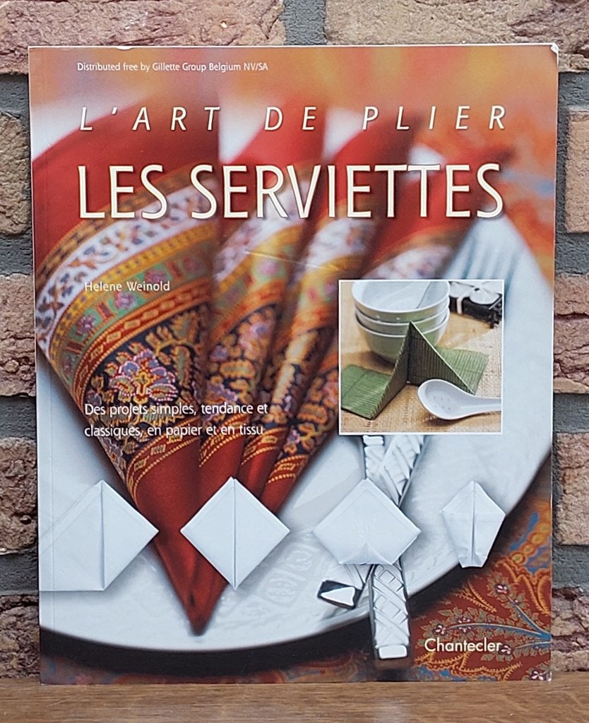 Nieuw - Boek - 2-talig NL & FR - Sfeervolle servetten vouwen, Boeken, Ophalen, Deltas, Zo goed als nieuw, Overige onderwerpen