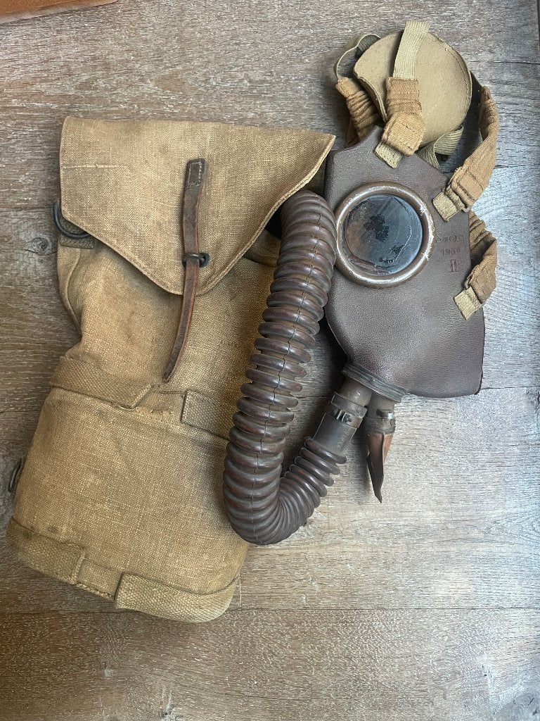 Belgisch ABBL Sacic gasmasker 1934, Ophalen of Verzenden