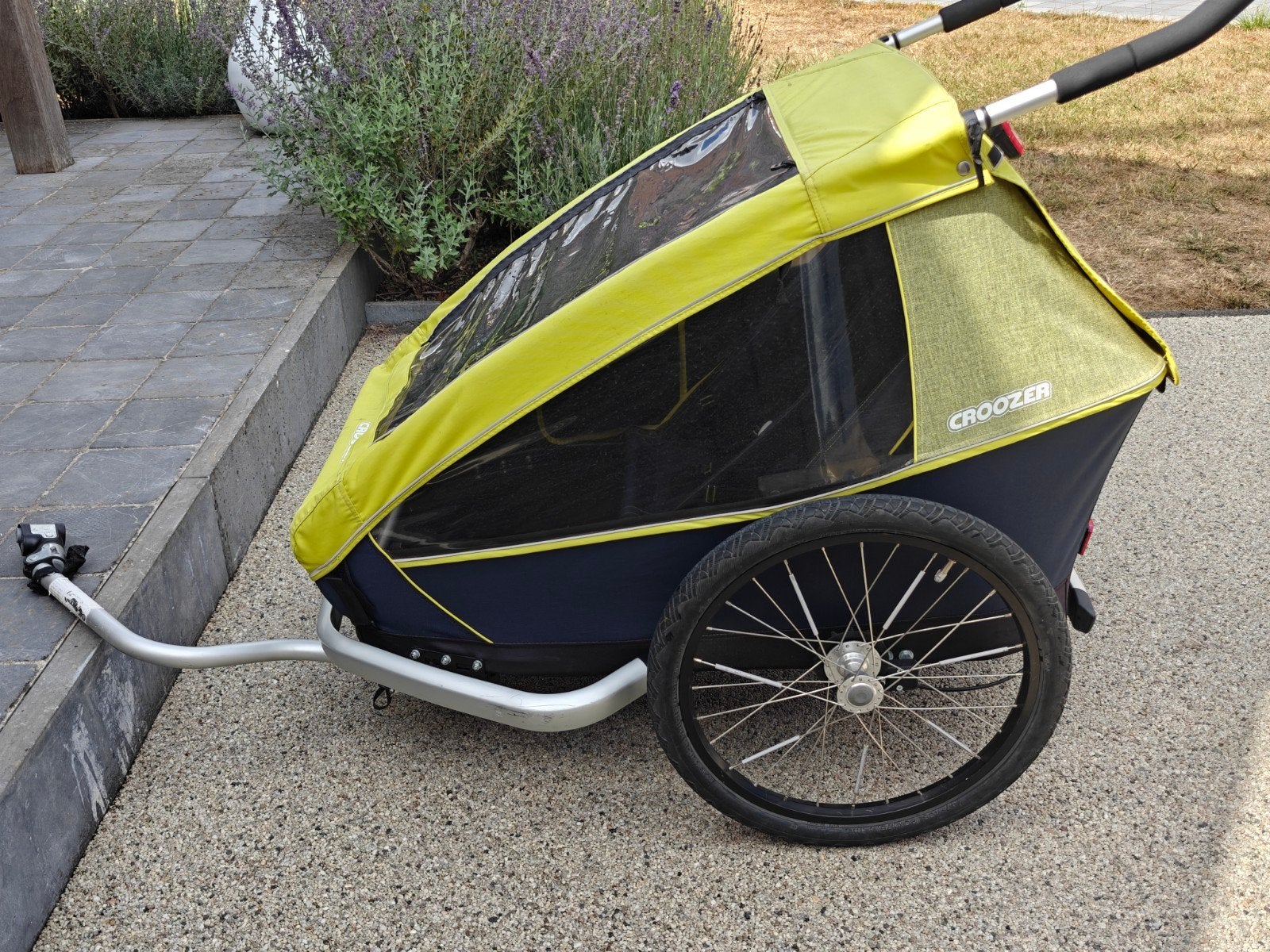 Fietskar Croozer kid for 2, Pliable, 20 à 40 kg, Enlèvement, Utilisé