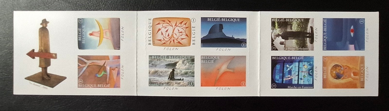 Belgique : COB 4069/78-B115 ** Folon 2010., Sans timbre, Neuf, Enlèvement ou Envoi, Non oblitéré