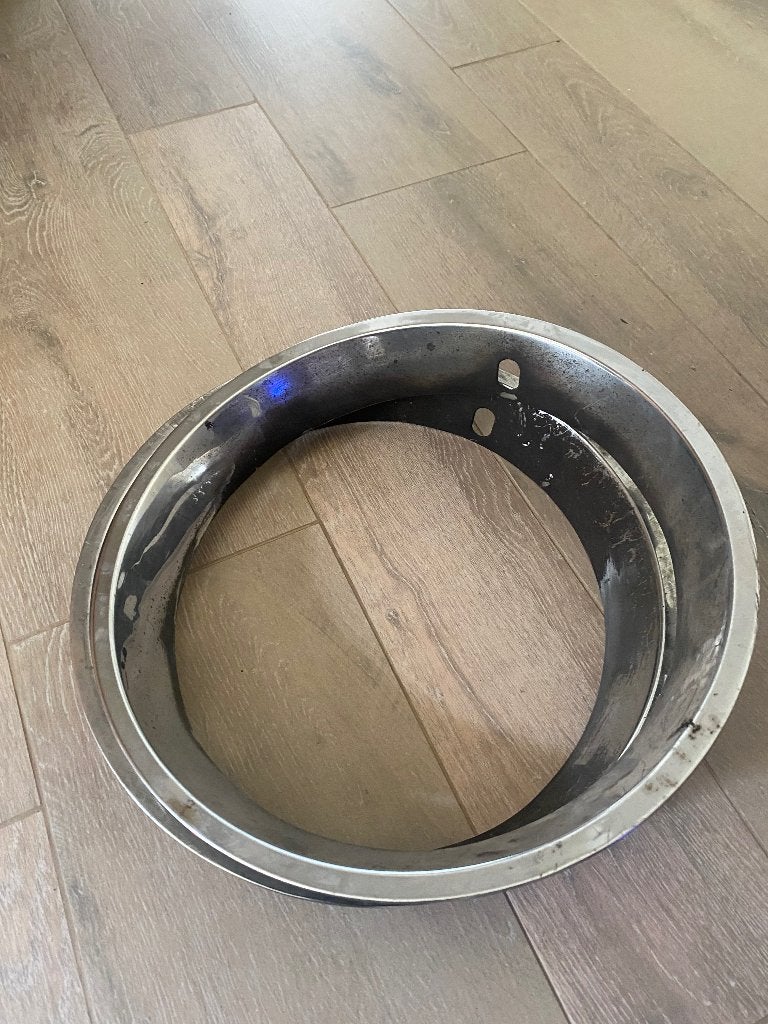 Volvo 240/serie - chromé ringen voor velgen - GRATIS, Auto-onderdelen, Overige Auto-onderdelen, Ophalen of Verzenden, Gebruikt