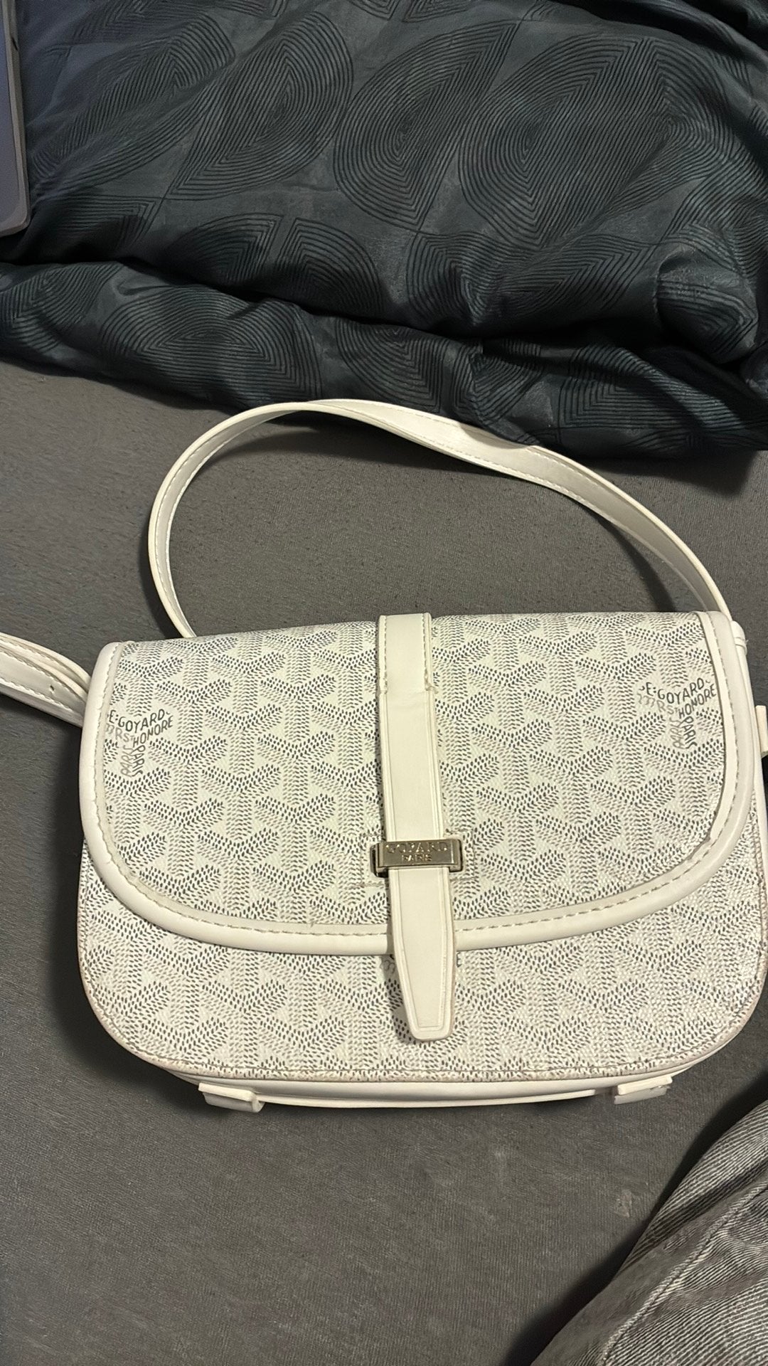 Goyard tas wit, Enlèvement, Comme neuf, Blanc