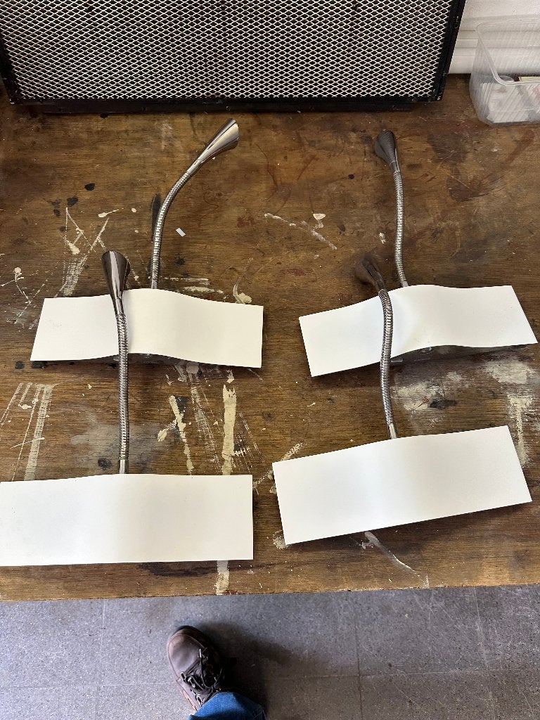 4 MOOIE WANDLAMPJES PHILIPS, Ophalen, Philips, Wit, Leeslamp