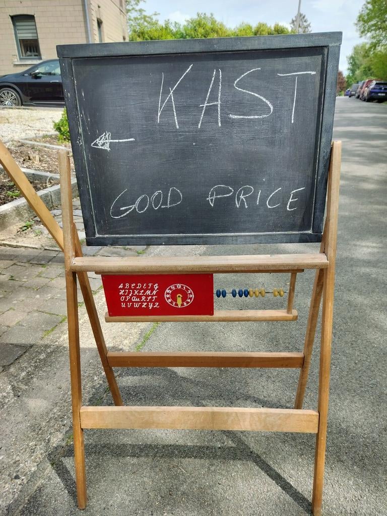 Schoolbord, Ophalen, Krijtbord