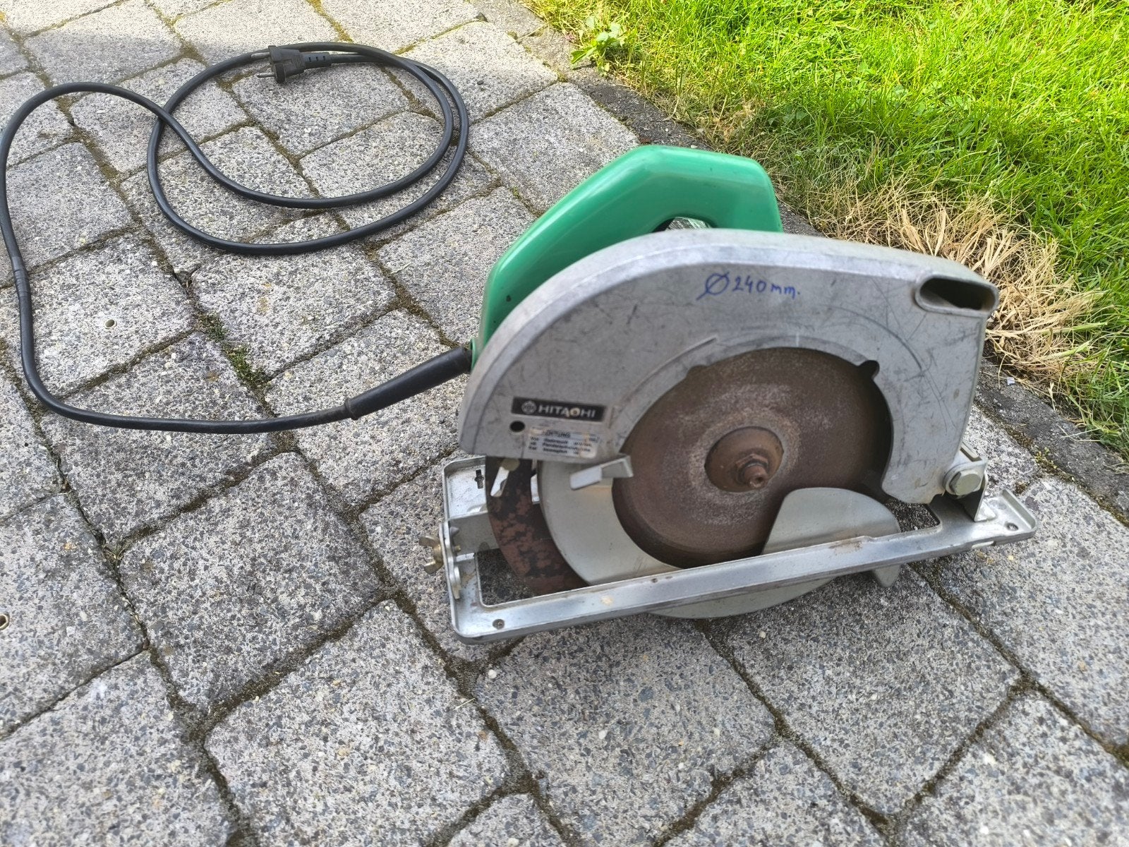 Hitachi hand cirkelzaag, Bricolage & Construction, Outillage | Scies mécaniques, Enlèvement ou Envoi, Scie circulaire