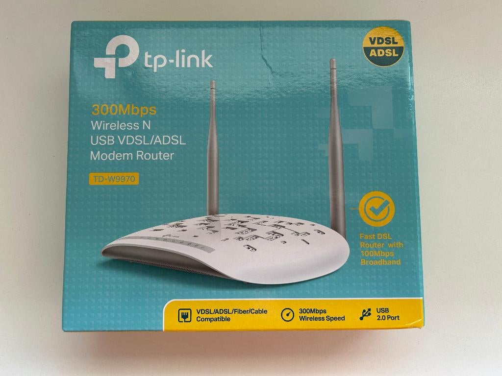TP-Link Wireless Modem Router TD-W9970, Ophalen of Verzenden, Nieuw, Router met modem, TP-Link