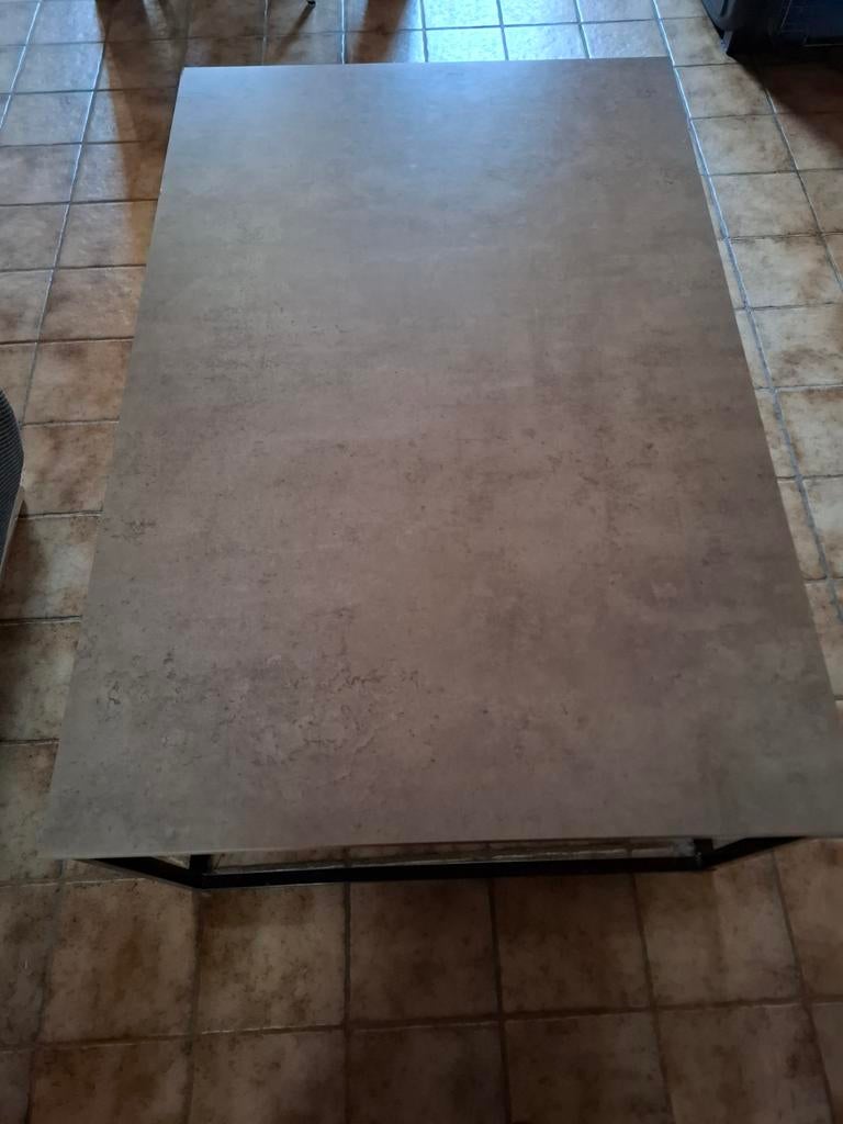 Salontafel grijze betonlook, Huis en Inrichting, Ophalen