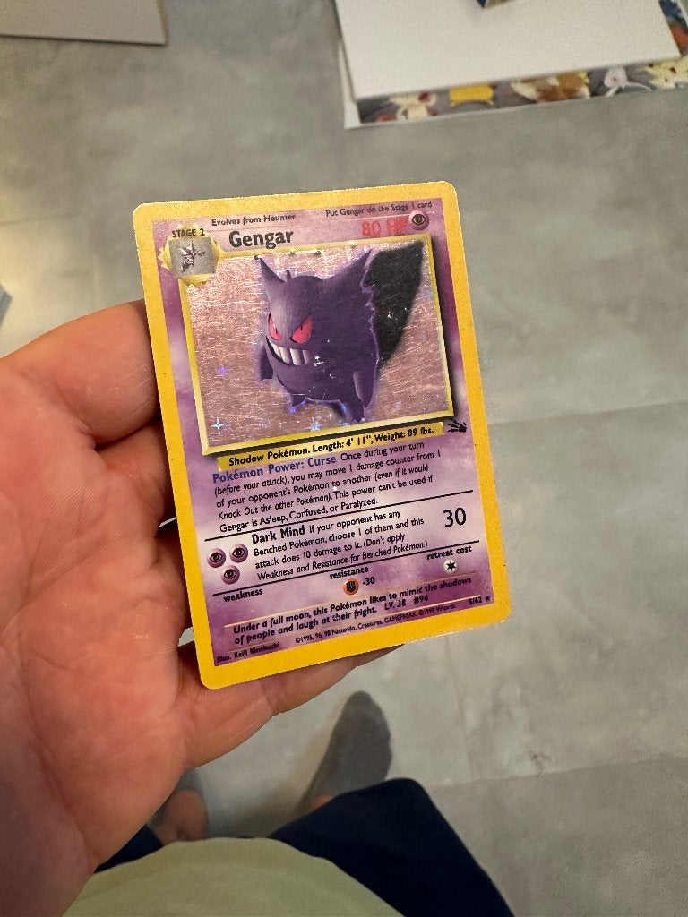 Gengar holo fossil, Ophalen of Verzenden, Gebruikt, Losse kaart
