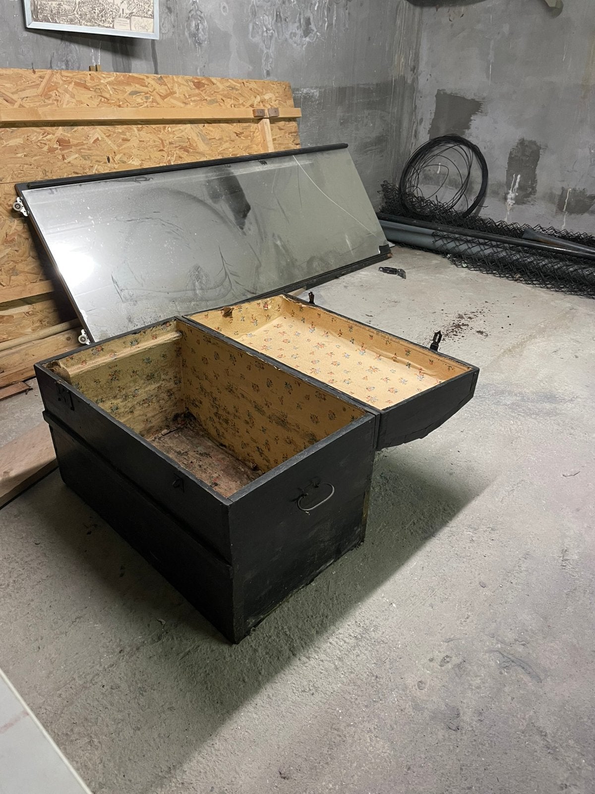 Houten opbergkist, Enlèvement, Utilisé