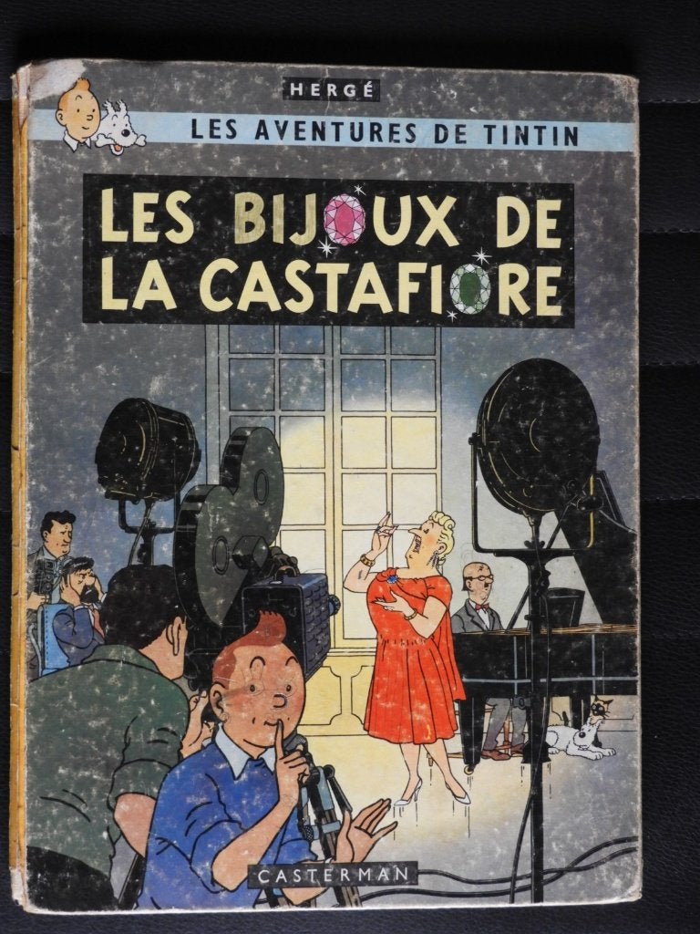 TINTIN / Les Bijoux de la Castafiore - EO 1963, Livres, Une BD, Enlèvement ou Envoi, Utilisé, Hergé