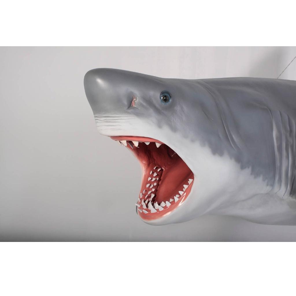 Grande statue blanche de requin — Longueur du requin 335 cm, Enlèvement, Neuf