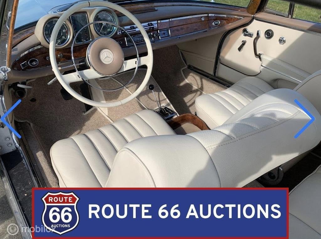 Mercedes-Benz 220 SEb Coupe | 1962 | Route 66 Auctions, Autos, Achat, Entreprise, Boîte manuelle, Autre carrosserie