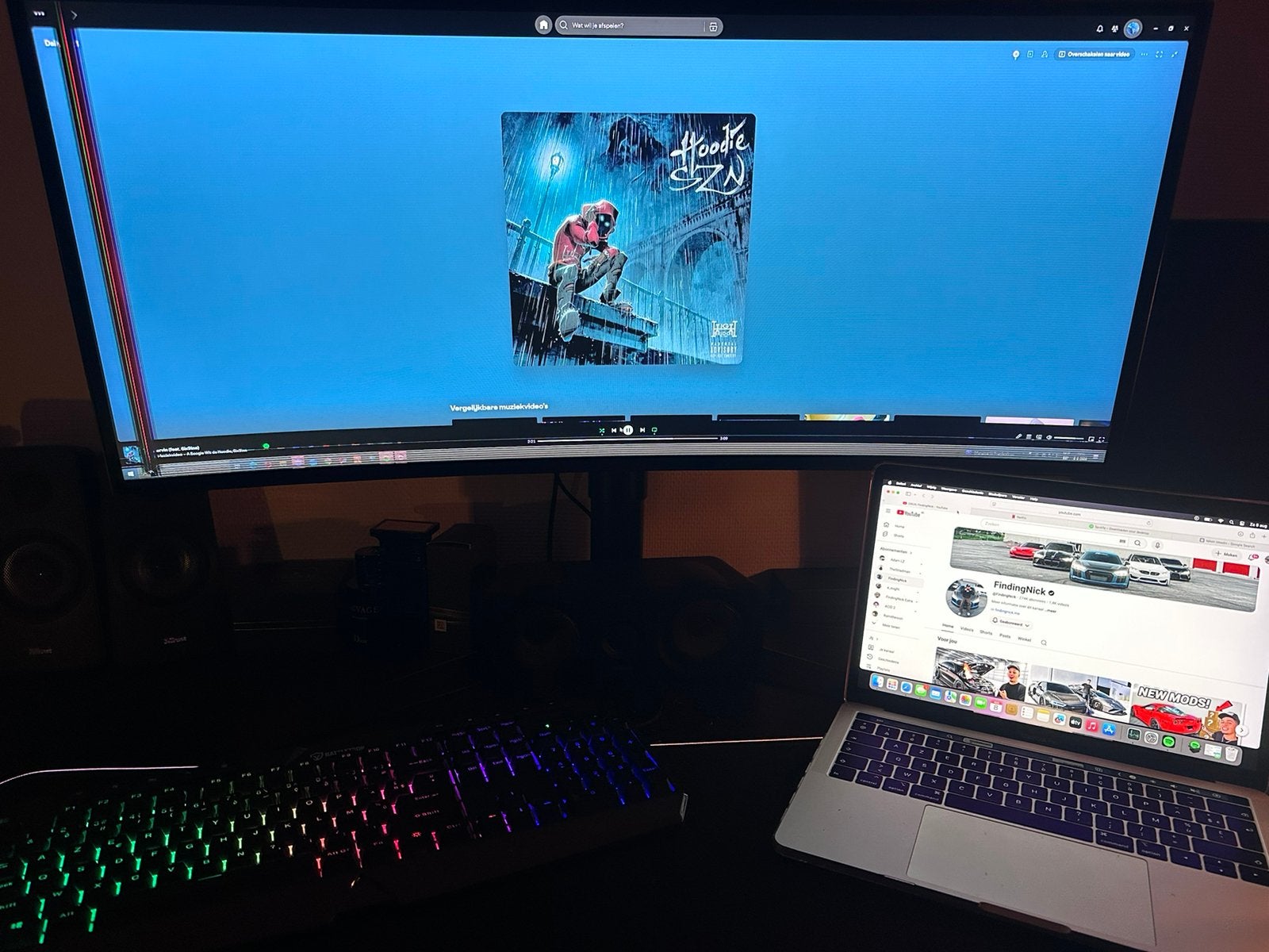 Ultrawide Gaming Monitor tekoop, Ophalen, Zo goed als nieuw, Gaming
