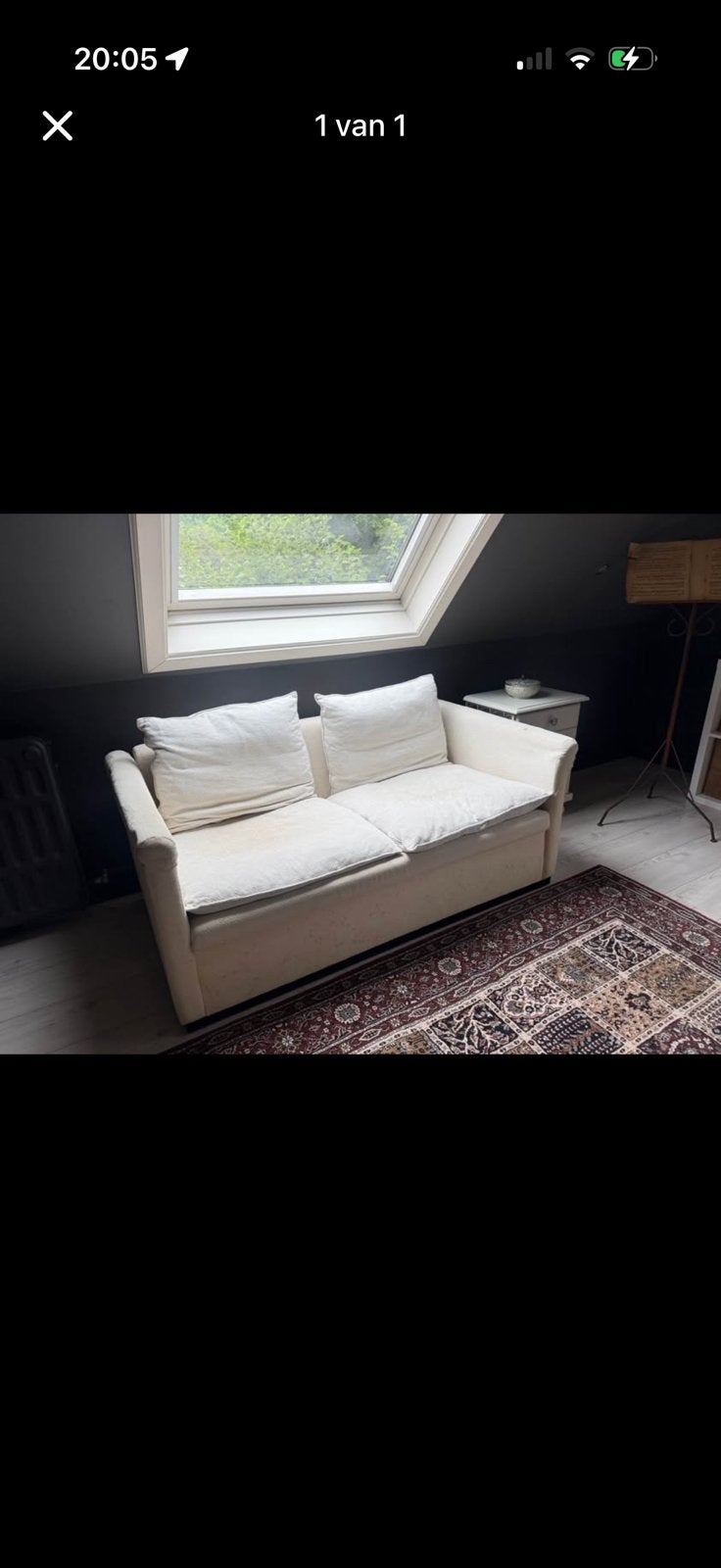 Siège gratuit avec housses amovibles, Maison & Meubles, Enlèvement, Utilisé