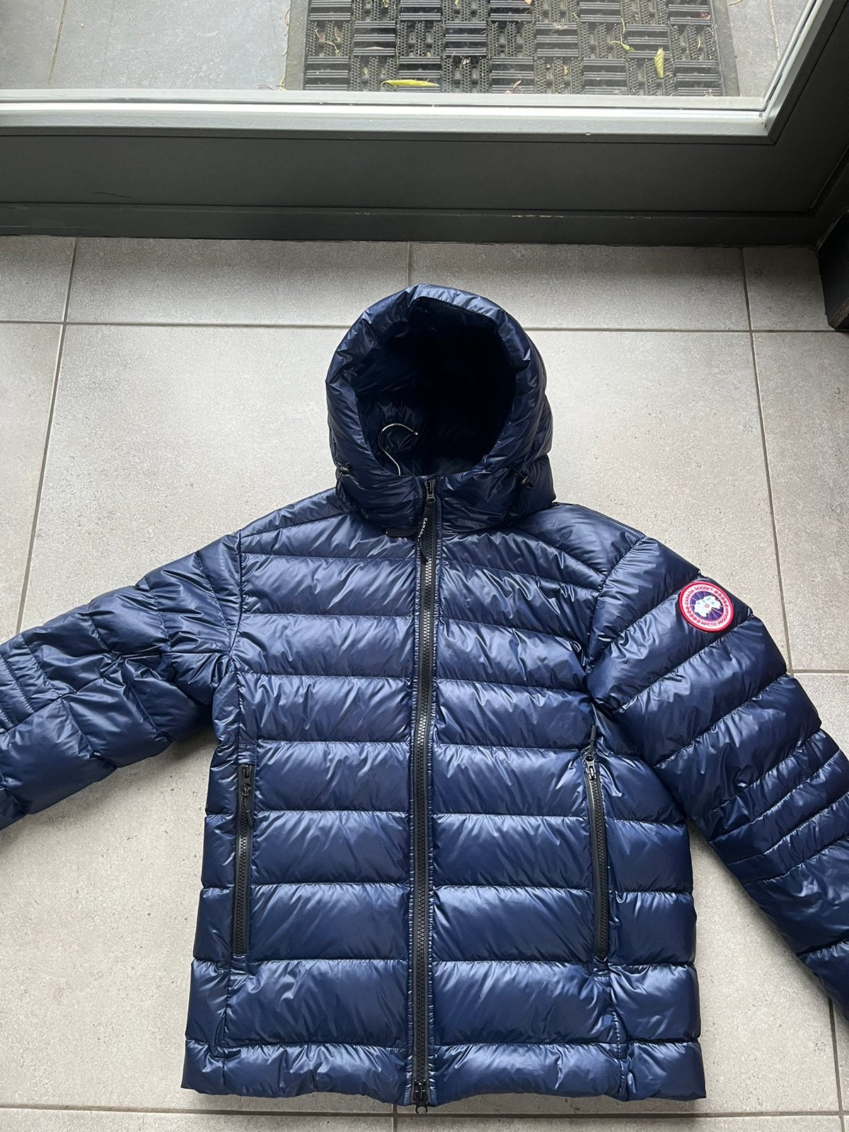 Veste canada goose crofton, Envoi, Comme neuf, Taille 52/54 (L), Bleu