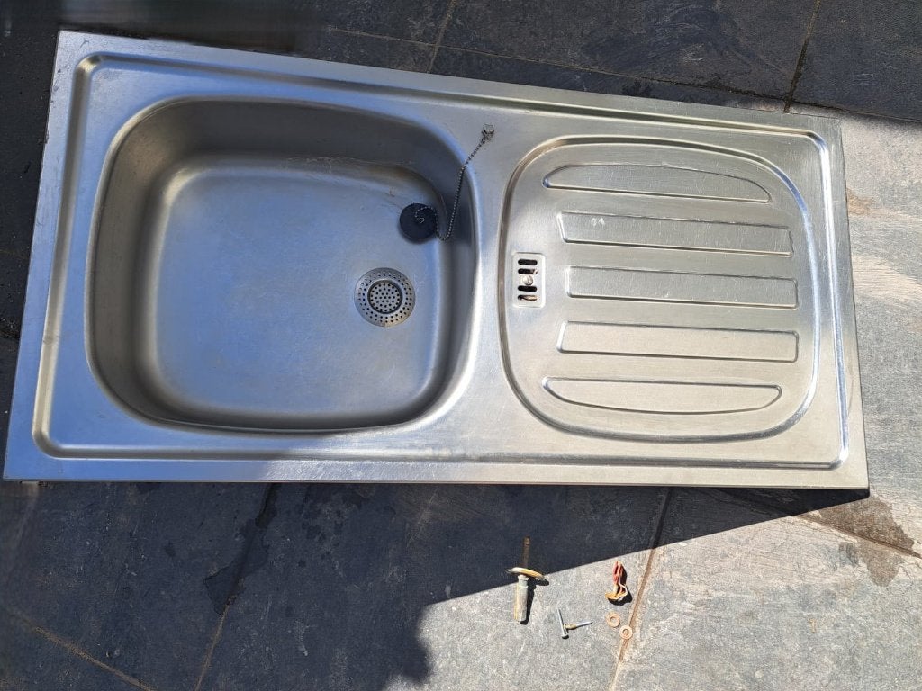 Inox Gootsteen, Ophalen, 25 tot 50 cm, 50 tot 100 cm
