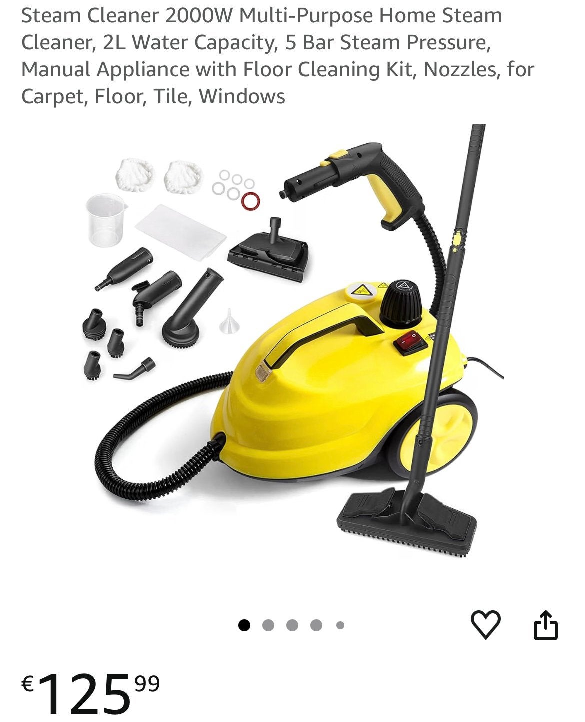 Steam cleaner, Enlèvement, Comme neuf, Nettoyeur à vapeur