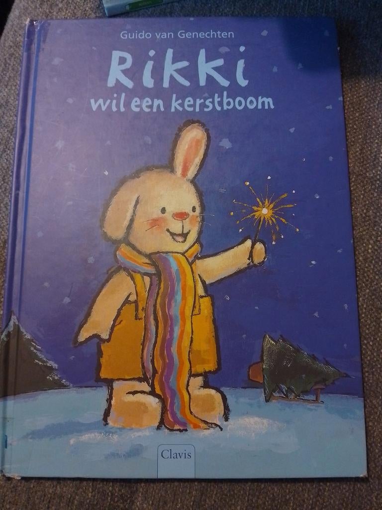 Guido Van Genechten - Rikki wil een kerstboom, Ophalen of Verzenden, Guido Van Genechten, Prentenboek