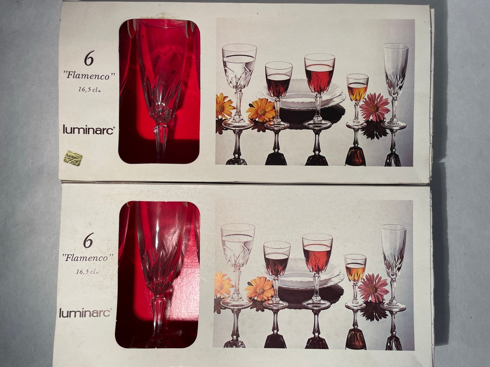 Verres à flamenco Vintage Luminarc (12 pièces), Enlèvement