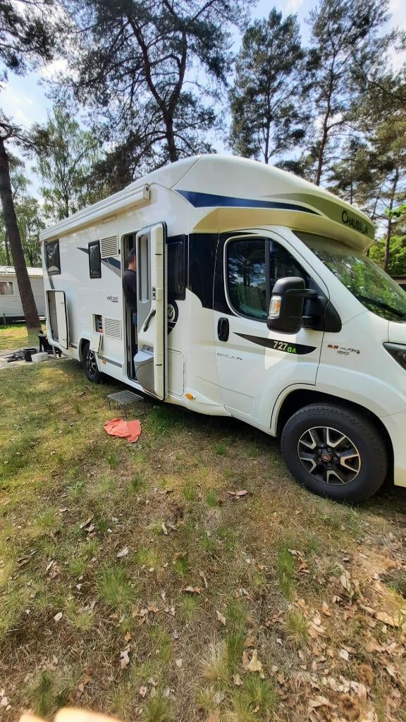 mobilhome fiat chausson, Auvent, Airbags, Toilette à cassette, Fiat