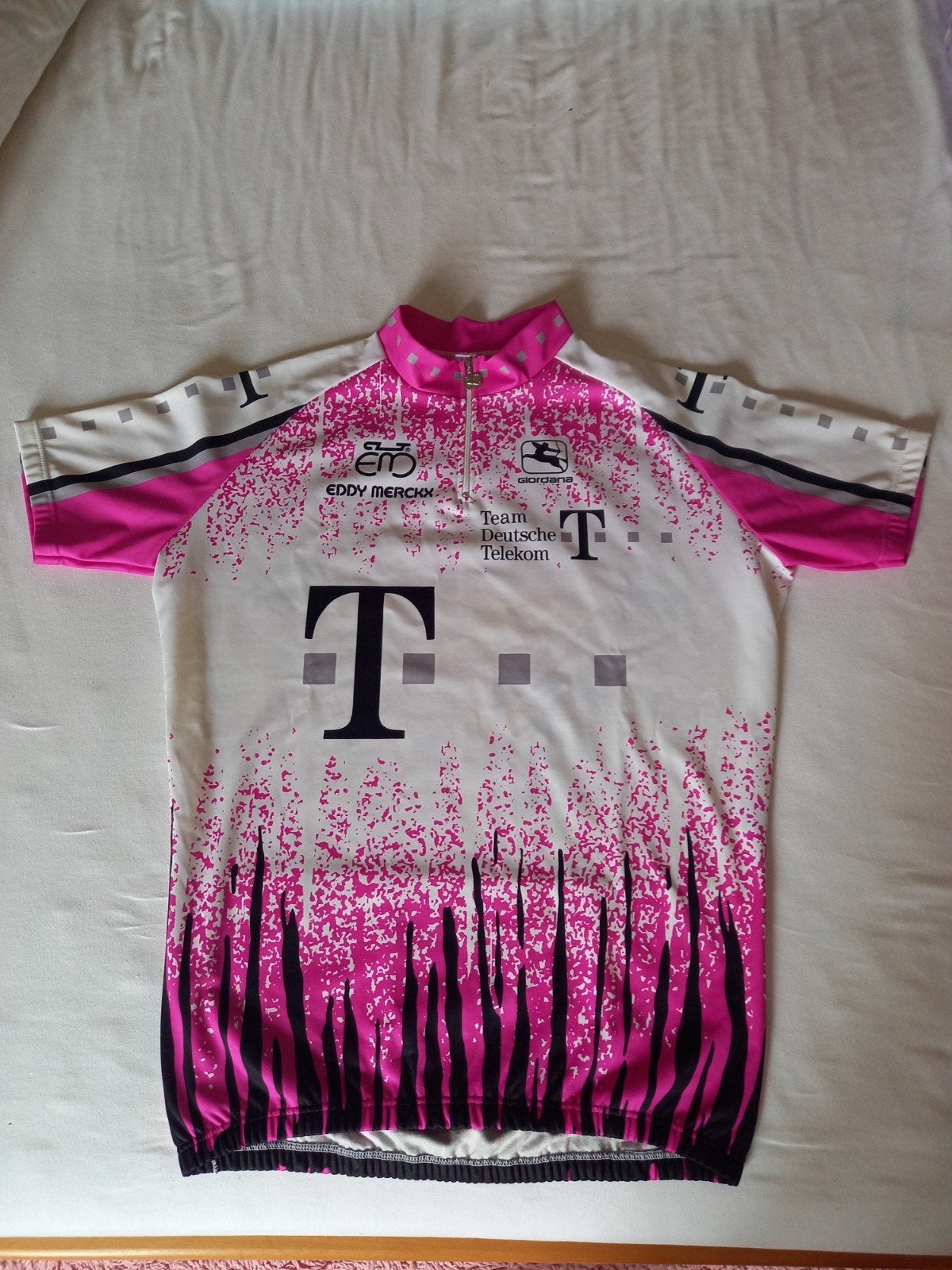 Giordana wielershirt Team Deutsche Telekom, Fietsen en Brommers, Fietsaccessoires | Fietskleding, Ophalen of Verzenden, XL