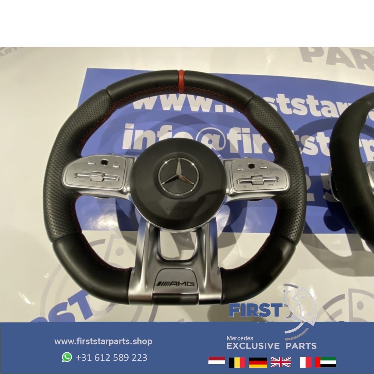 2020 W205 W213 W253 FACELIFT C63 E63 GLC63 AMG STUUR origine, Gebruikt, -, Ophalen of Verzenden, -