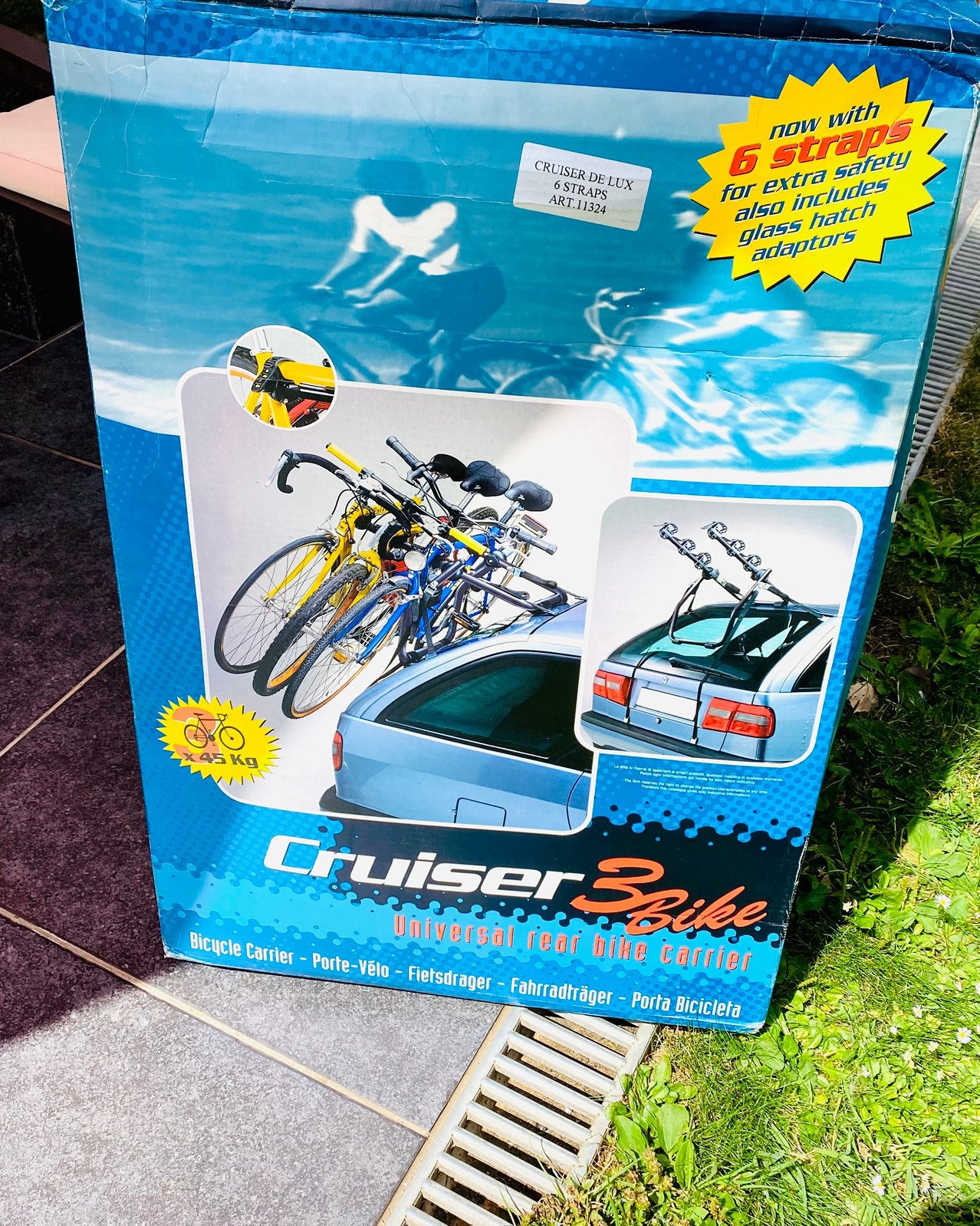 Fietsen drager, Ophalen, 3 fietsen of meer, Gebruikt, Achterklepdrager