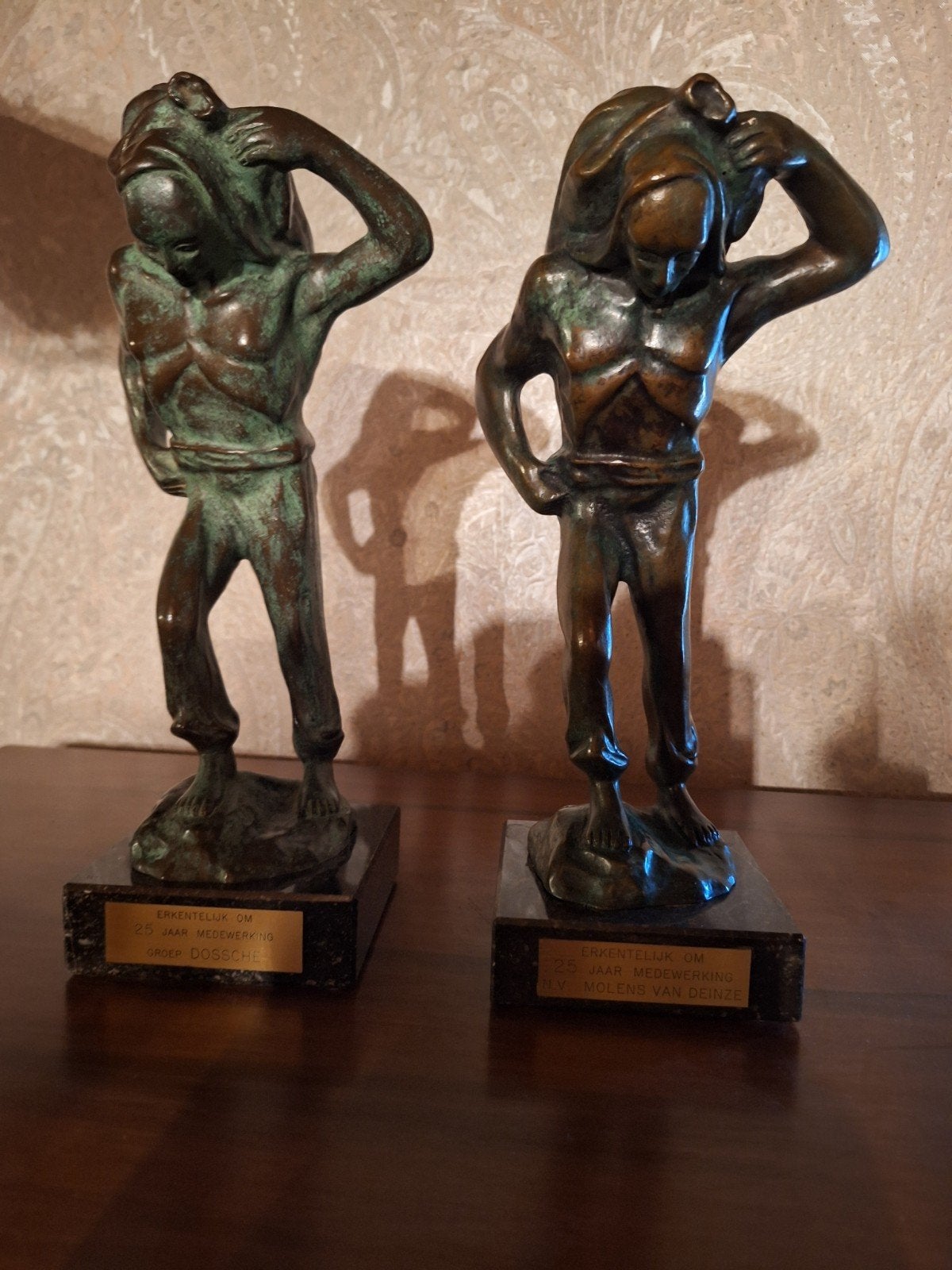 Bronzen beelden Herman Norga, Antiek en Kunst, Antiek | Brons en Koper, Ophalen