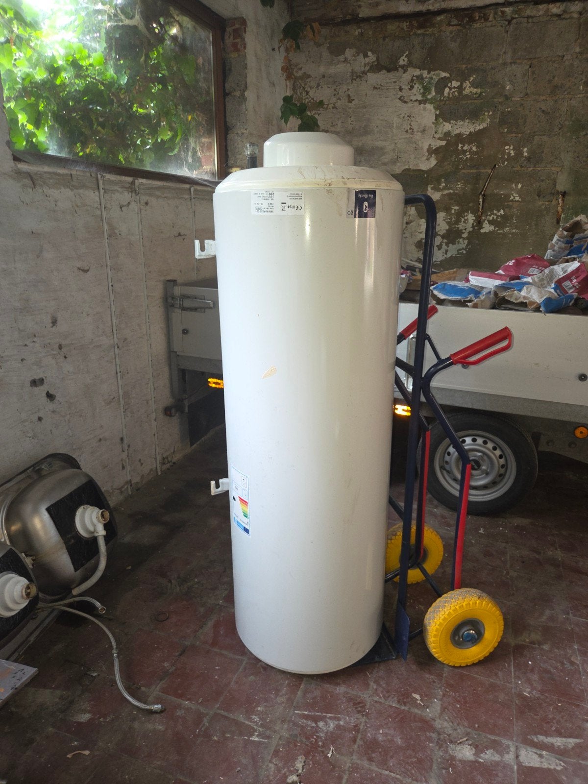 Boiler, Ophalen, Boiler