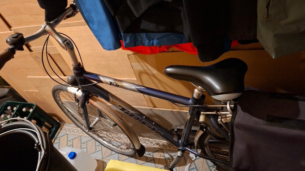 Heren stadsfiets - GOEDE STAAT, Fietsen en Brommers, Gebruikt, Velgrem, Versnellingen, Ophalen