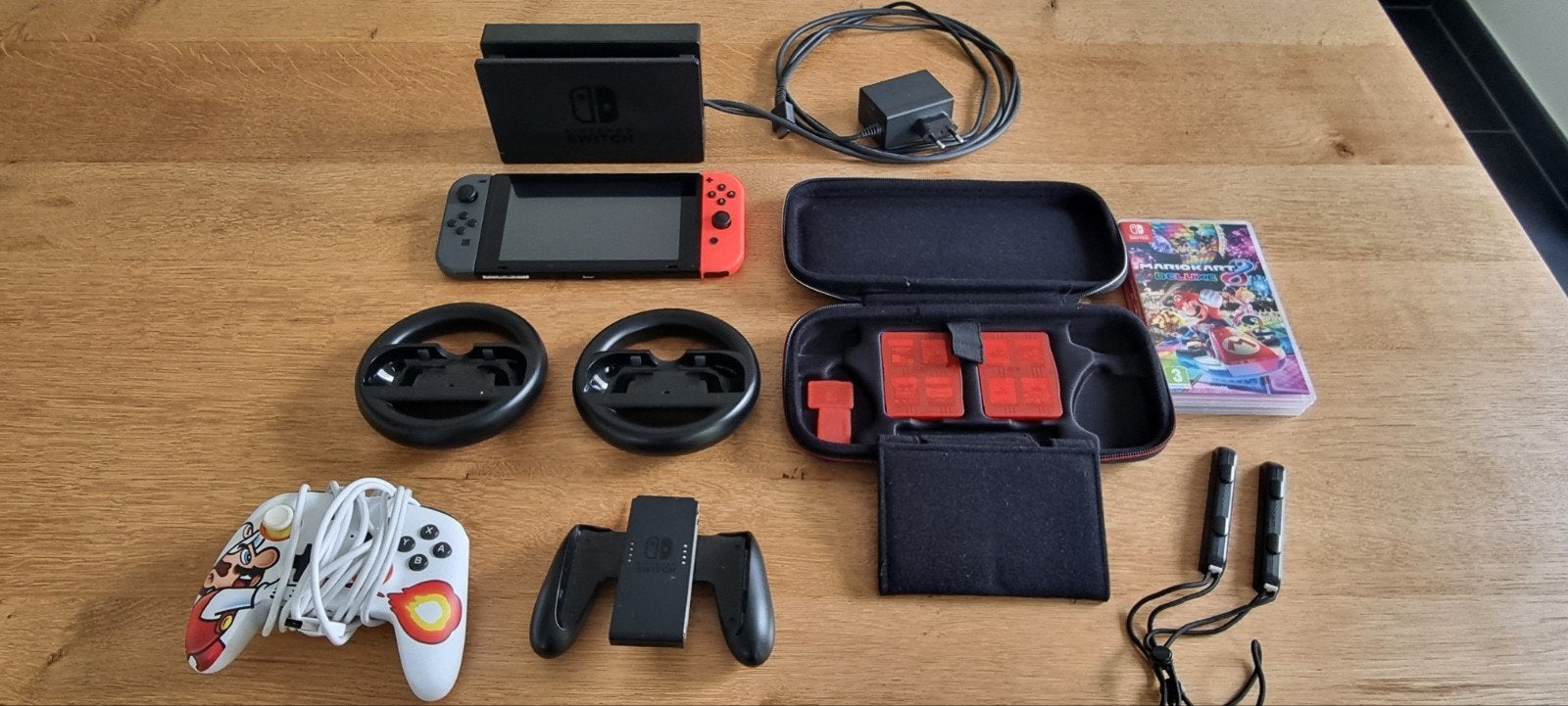 Nintendo Switch V2 console + 8 spellen, Ophalen