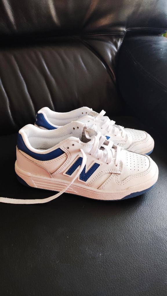 New Balance 480 sneakers white and blue - maat EU 32 - 19 cm, Garçon ou Fille, Comme neuf, Enlèvement, New Balance