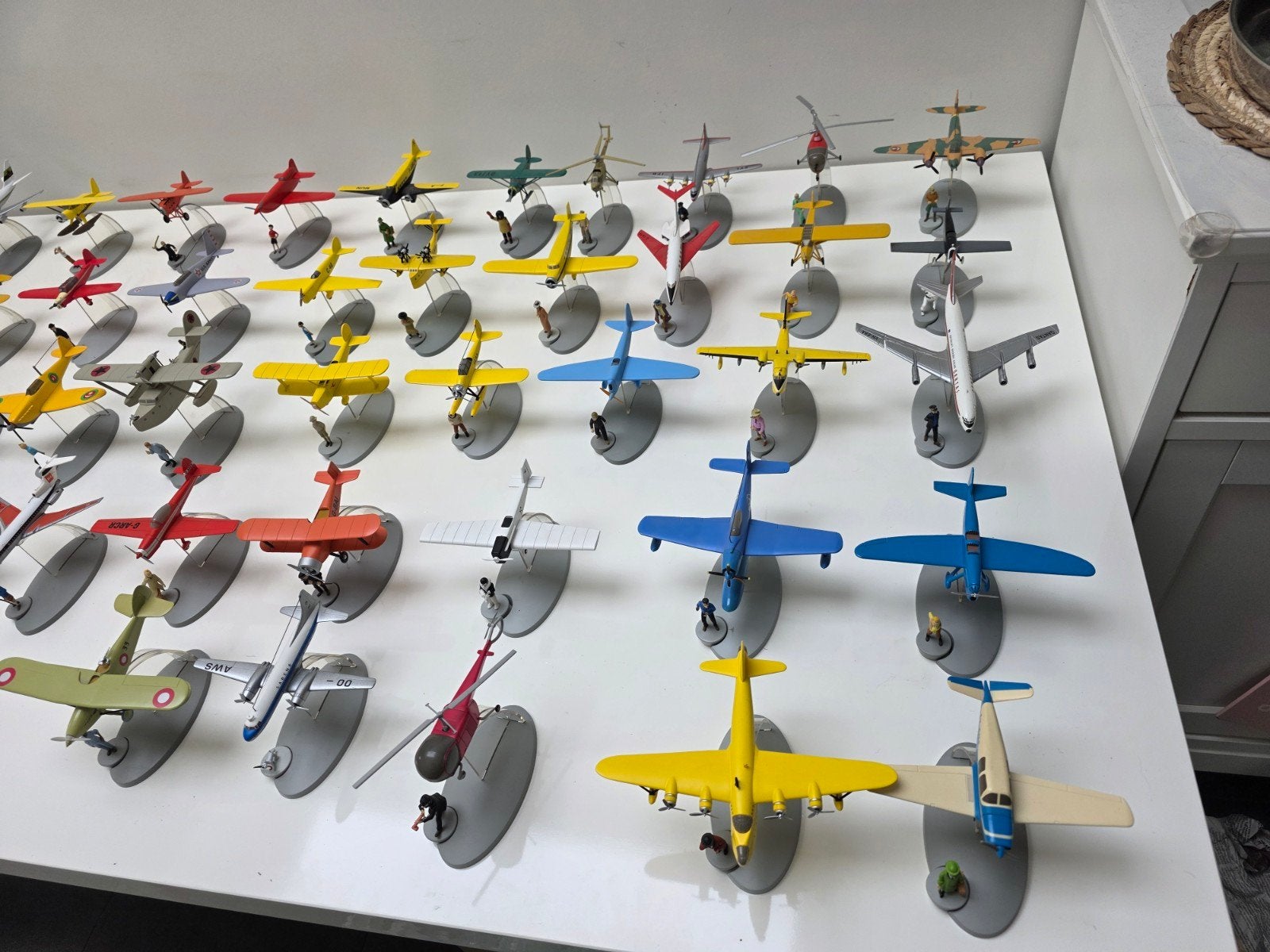 avion tintin, Ophalen