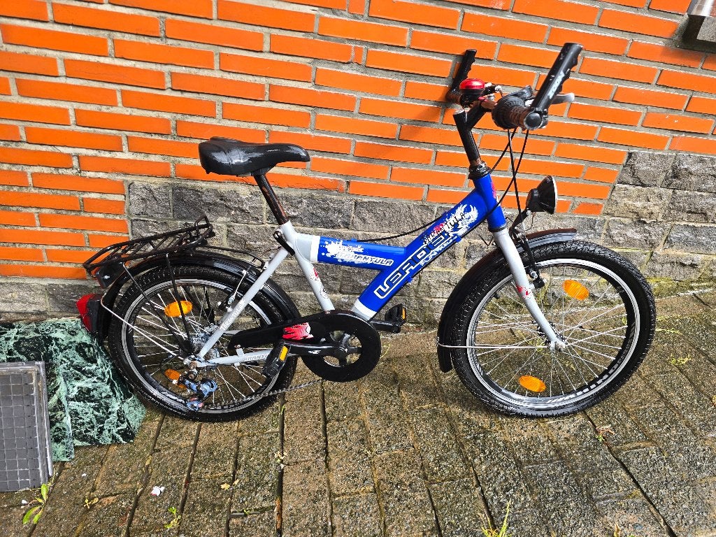 Leader Tarantula jongensfiets met versnellingen (Blauw), Ophalen, 22 inch, Gebruikt, Velgrem