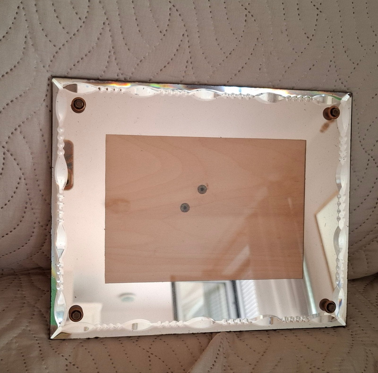 kadertje geslepen glas, Audio, Tv en Foto, Fotografie | Fotolijsten, Ophalen of Verzenden, Met glas, Glas