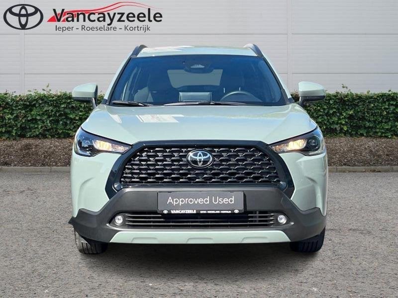Toyota Corolla Cross Dynamic+cam+gps+17inch alu velgen, Auto's, Toyota, Automaat, 5 deurs, Hybride Elektrisch/Benzine, 140 pk