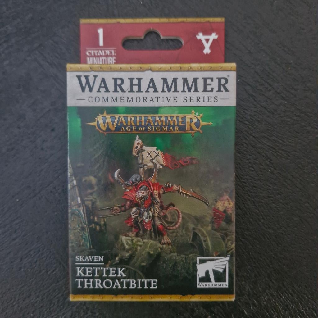 Warhammer age of sigmar skaven kettok throatbite, Hobby en Vrije tijd, Ophalen of Verzenden, Nieuw, Warhammer, Figuurtje(s)