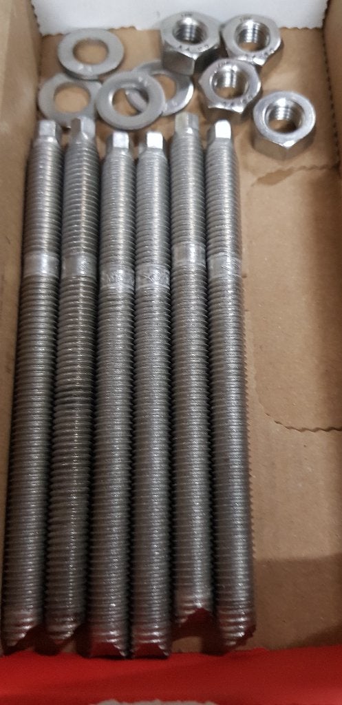 betonankers M10 130mm inox A4, Ophalen, 100 tot 250 mm, Nieuw, Inox