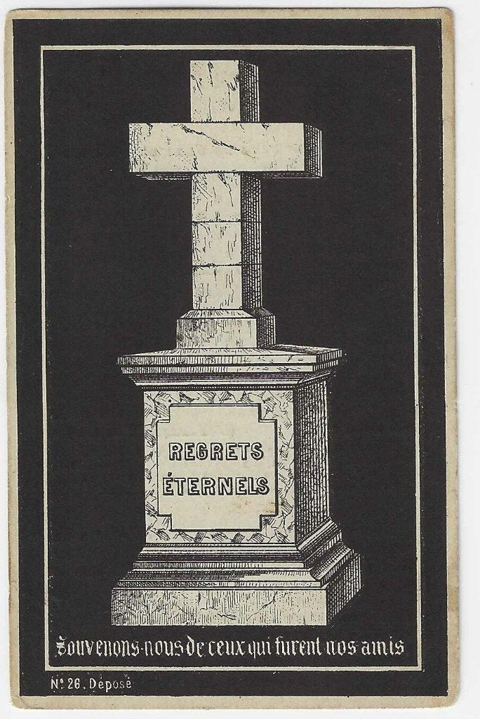 Henri Elias, ? 1830 - Huy 1884, Enlèvement ou Envoi, Image pieuse