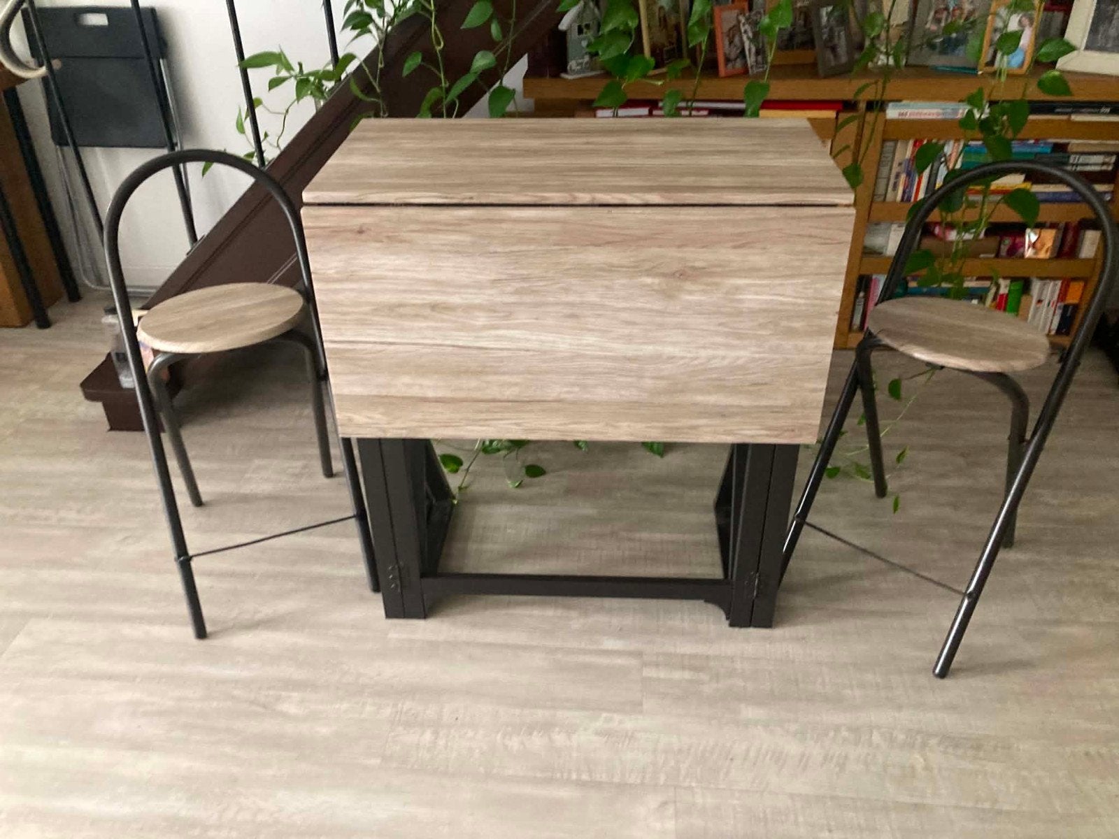plooitafel, Maison & Meubles, Tables | Tables à manger, Quatre personnes, 50 à 100 cm, Comme neuf, Enlèvement