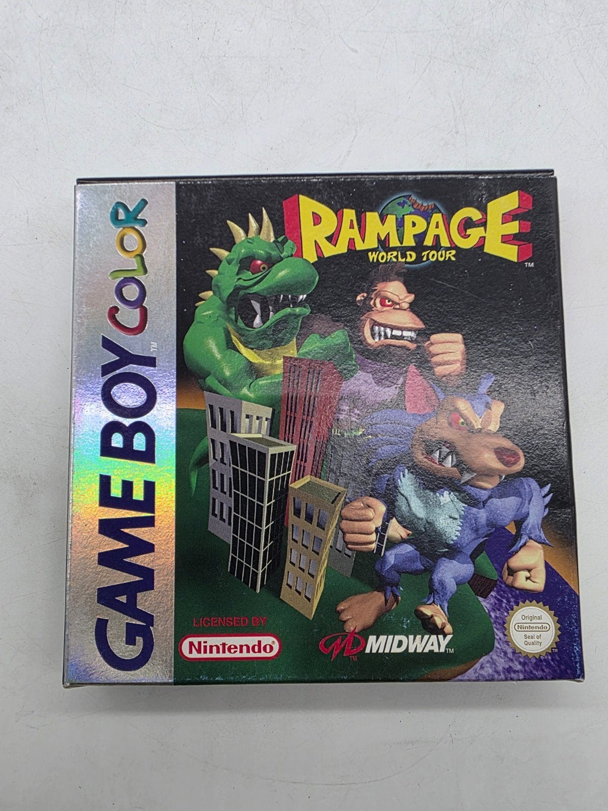 "Rampage World Tour" Nintendo Gameboy Color Game boy CIB, Ophalen of Verzenden