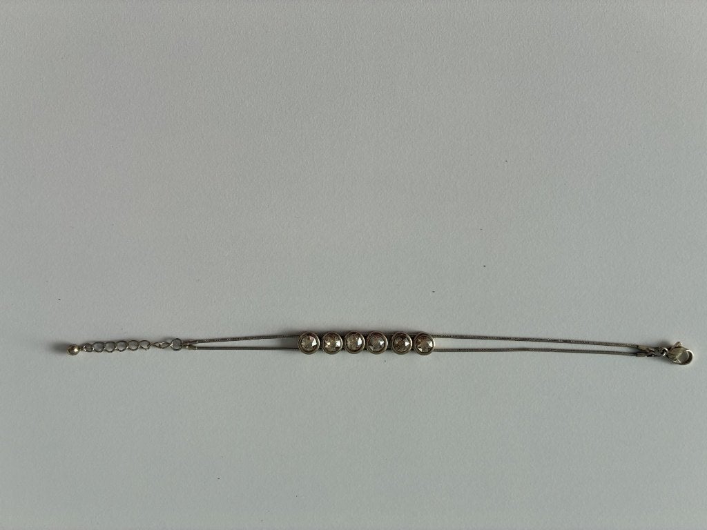 Bracelet, en parfait état, Enlèvement ou Envoi, Comme neuf, Autres matériaux, Avec strass