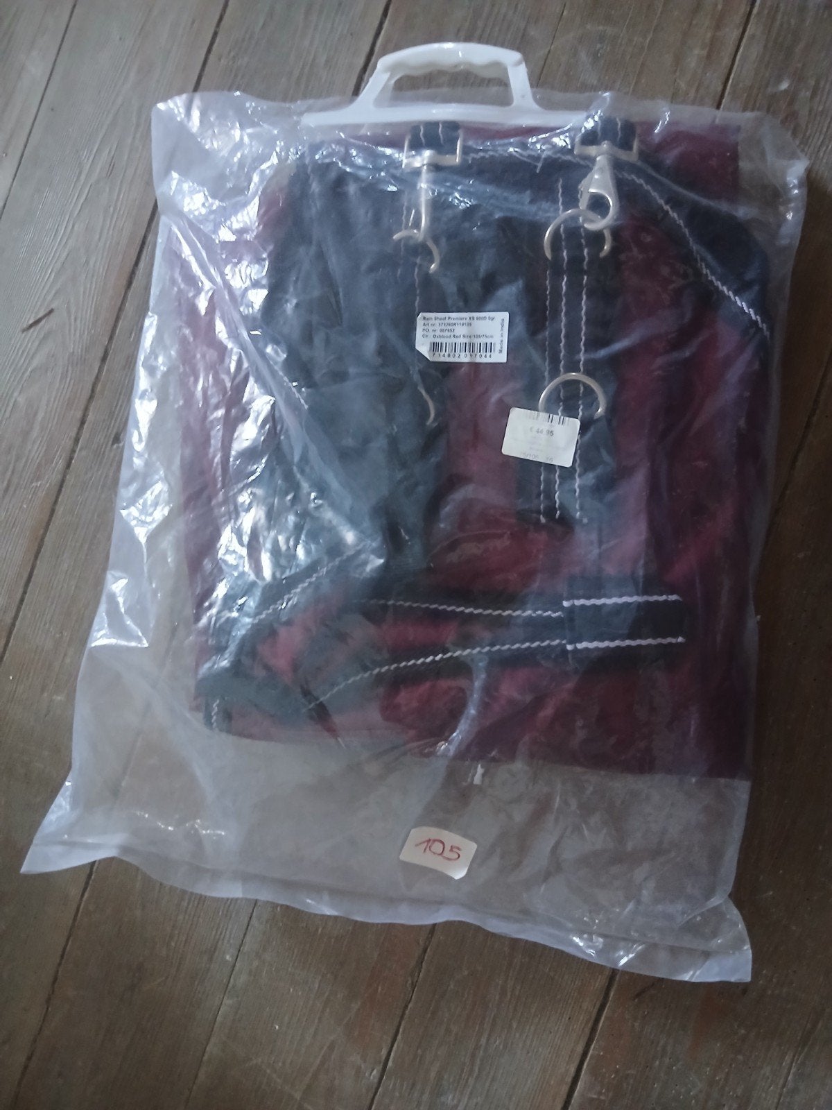 couverture de pluie taille 105, Neuf, Shetlander/Mini, Couverture de pluie, Sangles croisées