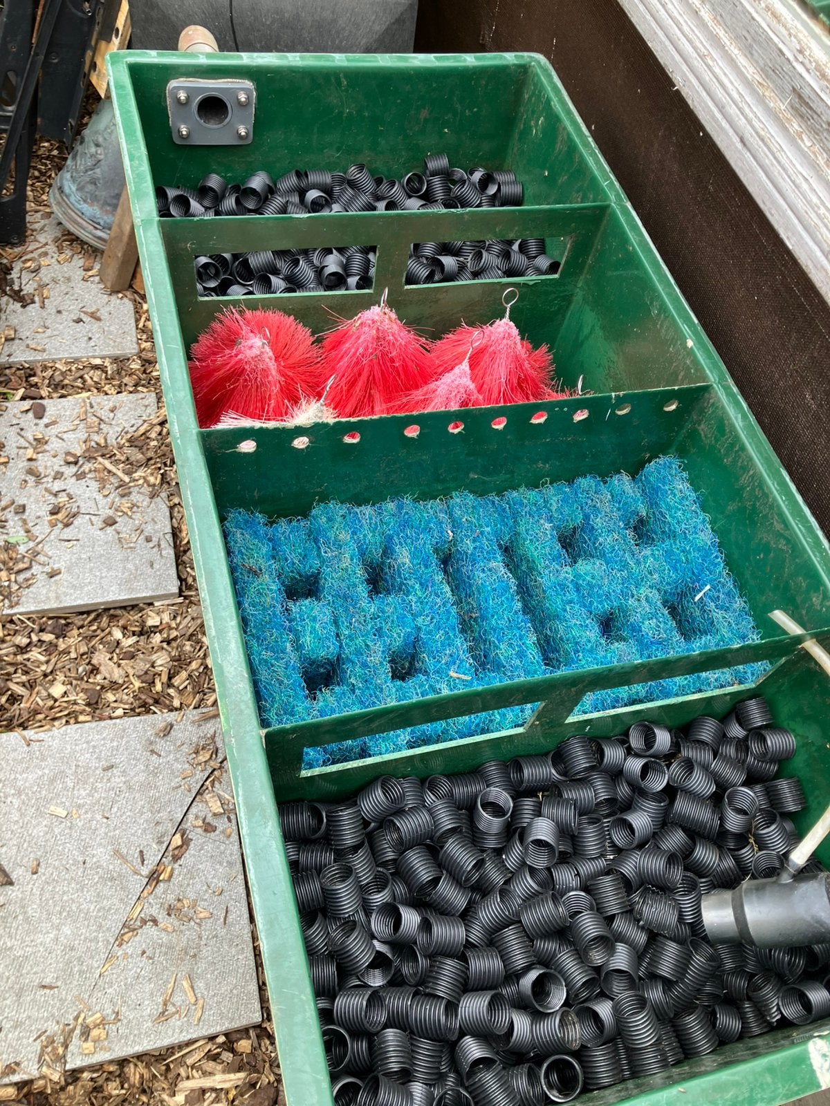 Vijverfilter met vier vakken, Tuin en Terras, Vijver-toebehoren, Ophalen, Gebruikt, Vijverfilter