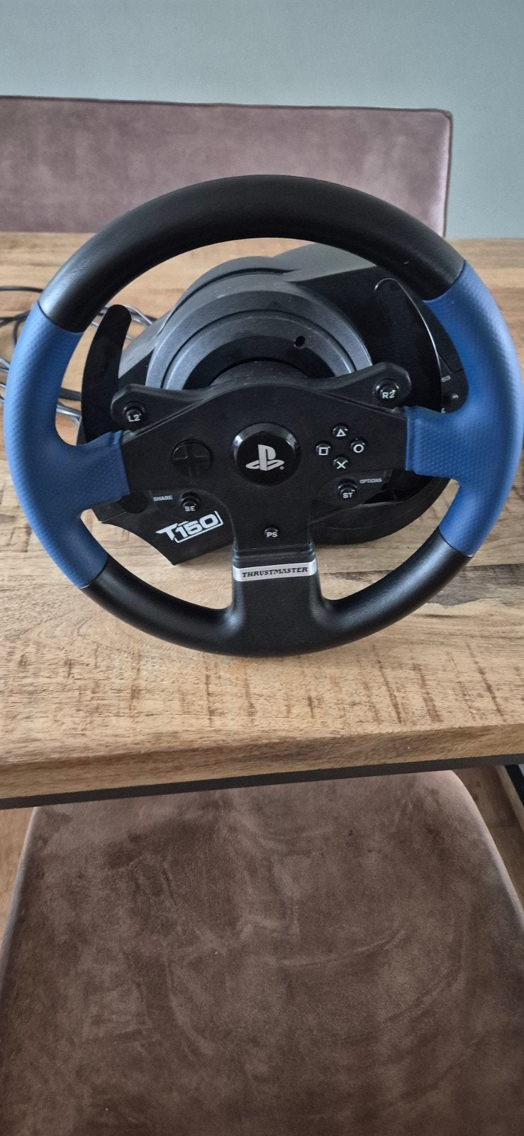 Trustmaster t150 stuur + pedalen, Consoles de jeu & Jeux vidéo, Consoles de jeu | Sony Consoles | Accessoires, Enlèvement, Comme neuf