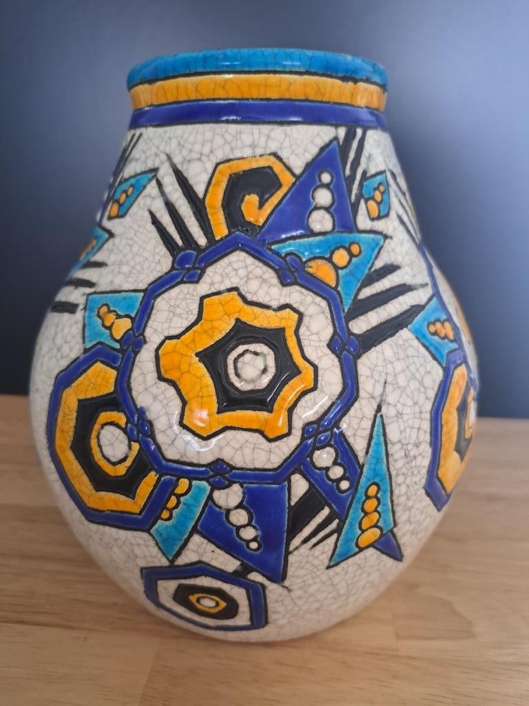 Vaas Boch,Keramis, Antiek en Kunst, Antiek | Vazen, Ophalen of Verzenden