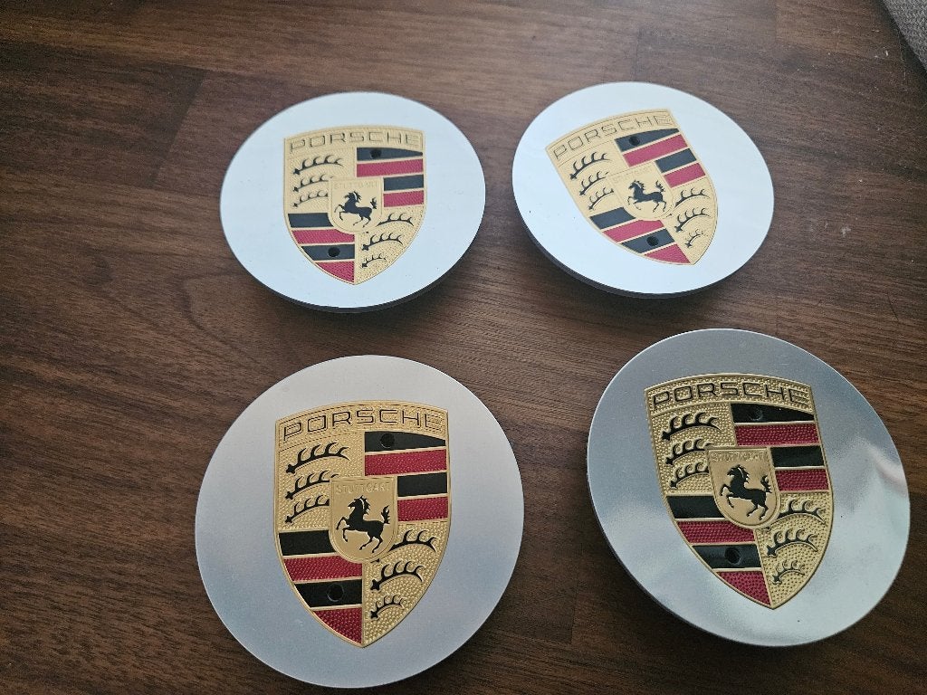 Porsche naafkappen set, Ophalen of Verzenden, Zo goed als nieuw