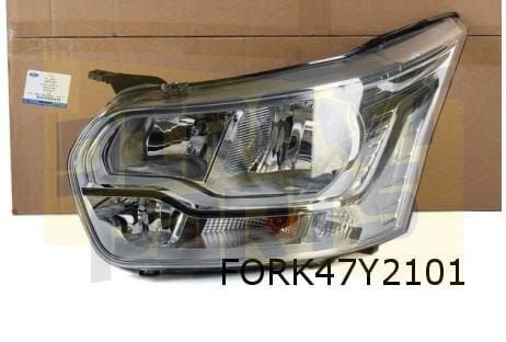 Ford Transit (2/14-) koplamp L (chrome/ SBL) Origineel! 2310, Neuf, -, -, Ford